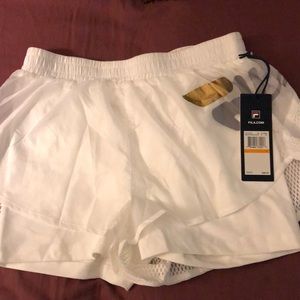 White Active Shorts